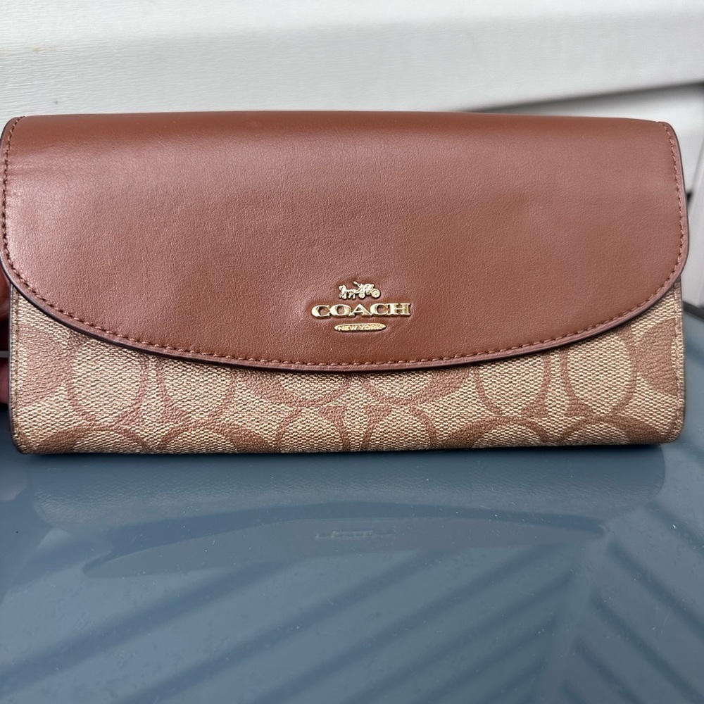 Coach Brown Leather Wallet